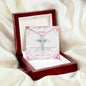 CZ Cross Necklace For Mom