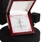 CZ Cross Necklace For Mom