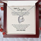 Forever Love Necklace For Daughter with On Demand Message Card