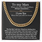 Cuban Link Chain For Husband (OREO + LUX BOX + LENGTH EXTENSION)