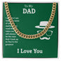 Cuban Link Chain For Dad (OREO + LUX BOX + LENGTH EXTENSION)