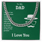 Cuban Link Chain For Dad (OREO + LUX BOX + LENGTH EXTENSION)