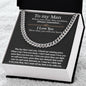 Cuban Link Chain For Husband (OREO + LUX BOX + LENGTH EXTENSION)
