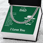 Cuban Link Chain For Dad (OREO + LUX BOX + LENGTH EXTENSION)