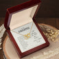 Interlocking Hearts Necklace For Daughter (Yellow & White Gold Variants)