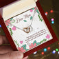 Interlocking Hearts Necklace For Mom (Yellow & White Gold Variants)