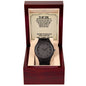 Wooden Watch For My Son + MC (NO ENGRAVING)