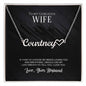 Name Necklace For Wife + Heart Character (w/MC)