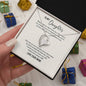 Forever Love Necklace For Daughter with On Demand Message Card