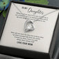Forever Love Necklace For Daughter with On Demand Message Card