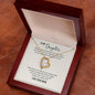 Forever Love Necklace For Daughter with On Demand Message Card