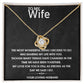 Love Knot Necklace For Wife (Yellow & White Gold Variants)