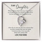 Forever Love Necklace For Daughter with On Demand Message Card